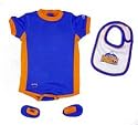 Denver Nuggets Two Color Creeper with Bib and Booties