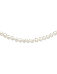 14k 7-7.5mm White Freshwater Cultured Pearl Necklace