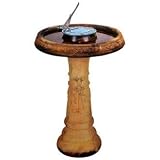 Henri Studios Drinking Bird Sundial Cast Stone Bird Bath Reviews