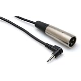 Hosa XVM-110M Right Angle 3.5mm TRS to XLR3M 10 Ft