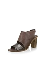 Hakei Sandalias de tacón (Marrón)