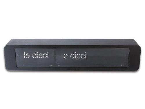 Karlsson KW0008 Flip clock Times Talks Italian, L-16 cm, B-80 cm