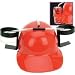 Red Drinking Helmet Hands Free System
