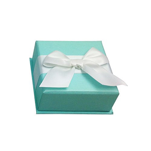 Beaux BijouxSterling Silver 7" Created White Opal Square & Circle Link Bracelet