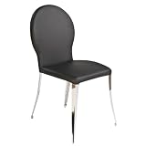 Farid Dining Chair (Black/Chrome) x 21.5D)
