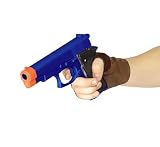 Toy - Metallic Blue Platic Action Hero Gun Set