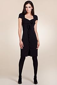 Per Una Speziale Cap Sleeve Front Frill Dress