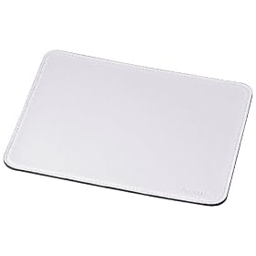 HAMA - 53231 - TAPIS DE SOURIS IMITATION CUIR - BLANC
