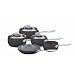 Marco Pierre White, Green Pan and Russell Hobbs Hard Anodised Cookware Set, 5 Pieces,