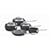 Marco Pierre White, Green Pan and Russell Hobbs Hard Anodised Cookware Set, 5 Pieces,