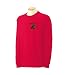 Custom embroidered Happy Valentines Day bear & rose design on long sleeve t-shirt