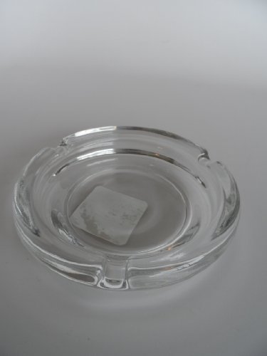 Image of Glass Retro-Style Ash Tray / Cigarette Holder