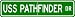 USS PATHFINDER AGS 60 Street Sign - Navy