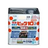 アサヒペン　水性ビッグ10多用途10L　205黒の画像