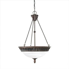 Cambridge Pendant in Colonial Bronze by Thomas Lighting