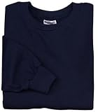 NEW JERZEES - 50/50 Cotton/Poly Long Sleeve T-Shirt True Navy-L