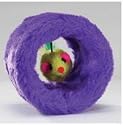 Zanies Flower Power Roll 'n Play 3" Cat Toy - Purple