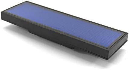 Olympian LED USB Programmable LED Scrolling Message Name Tag ID Badge with Magnet and Pin (12x48) - Blue