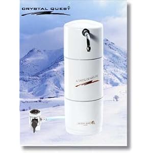 Crystal Quest CQE-CT-00101 Disposable Countertop Water Filter With 20,000 Gallon Capacity by Crystal Quest
