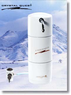 Crystal Quest CQE-CT-00100 Disposable Countertop Water Filter