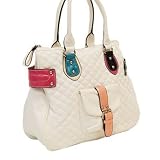 Celeritas Sports; White Fashion quilted work Purse item number 765001