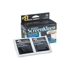 Computer Screen Pads, Designed For Notebooks, Lint-Free, Saturated, 24 Box RRTRR1217