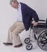 Safet mate Wheelchair Anti-Rollback Device Anti-Rollback Device Improved to fit even more chairs, offer increased seat adjustability and add comfort. The new features distinguish the original design which prevents wheelchairs from rolling back as the user attempts to sit or stand. High-strength plastics and robotic welding have provided benefits without increasing the weight. A temporary override lever makes backing up an empty chair a cinch. Or remove the lever without affecting anti-rollback device. Available with a battery-powered integrated alarm that sounds when anti-rollback device is engaged, to alert facility staff of clients movement. Includes an adapter kit for heavy seat cushions. Easy to install.Product photo may not exactly match the product offered for sale. Please refer to the product description.