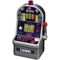 ULTIMATE CASINO Electronic 7 in 1, voice, includes blackjack, Texas hold 'em, baccarat, jackpot poker, draw poker, pirate sea slots and flag of champions slots