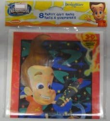 Adventures of Jimmy Neutron Boy Genius Party Gift Loot Bags 8 Count