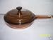 Corning Pyrex Visions Glass Amber Small Waffle Bottom Skillet With Lid