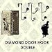 DIAMOND DOOR HOOK DOUBLE�ʥ�������ɥɥ��ۥå����֥��Black
