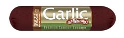 Old Wisconsin Original Garlic Summer Sausage, 20-Ounce Packages (Pack of 4)