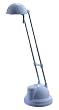 Holmes White Halogen Desk Lamp with Chrome Accents