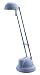 Holmes White Halogen Desk Lamp with Chrome Accents
