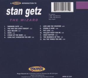 Cover image : A Proper Introduction to Stan Getz: The Wizard