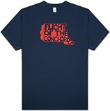 Flight of the Conchords - Orange Logo Specialty Products T-Shirt, S - Navy