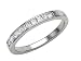0.40 cts Princess Diamonds Band - Platinum, 18kt White or Yellow Gold
