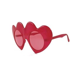 Fun and Funky "Hearts" Poker Party Sunglasses