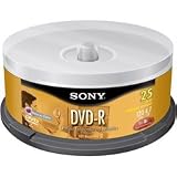 Sony 25Dmr47Ls4 4.7 Gb Write Once Dvd-R Spindle (25-Ct Spindle)