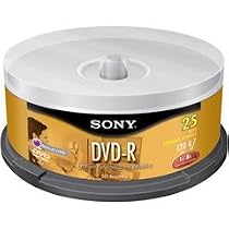 Sony 25DMR47RS4 16x DVD-R Recordable (25 Disc Spindle)
