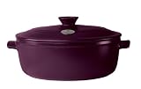 Review Emile Henry 374553 / Emile Henry Flame Top 5.5 Quart Round Stew Pot,Figue