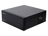 SilverStone Aluminum Front Panel/0.8 mm SECC Body ATX Media Center/HTPC Case LC17B - Retail (Black)