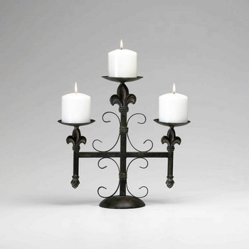 Cyan Lighting 02776 Trace Table Candelabra, Aged 