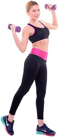 Geval Women's Fitness Elastic Body Shaping Leggings(Black Rose,XXS)
