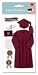 Jolees Boutique Le Grande Dimensional Stickers, Graduation Cap and Gown/Maroon