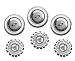 Philips Philishave replacement cutter and foil (combi) HQ55 - sealed pack of 3
