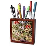 Florene Impressionism Art - Monet - Still Life Painting - Tile Pen Holders-5 inch tile pen holder