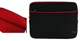 rooCASE Super Bubble Neoprene (Red / Black) Sleeve Case for Apple MacBook Pro MC700LL/A MC724LL/A 13.3-Inch Laptop