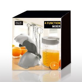 One Touch 4 Function Power Mixer with Beat, Whip, Mix, and Blend One Touch 4 Function Power Mixer with Beat, Whip, Mix, and Blend