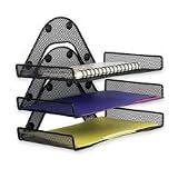 SAF4177BL - Magnetic Triple Tray, Steel, Black